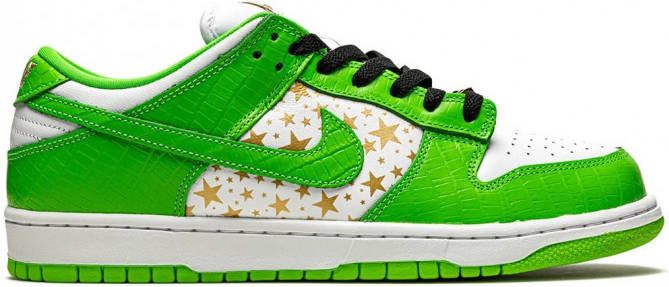 Nike SB Dunk low-top sneakers Groen