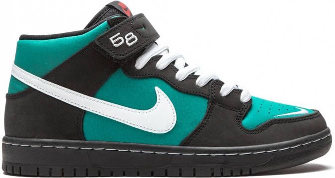 Nike SB Dunk mid-top Pro ISO sneakers Zwart