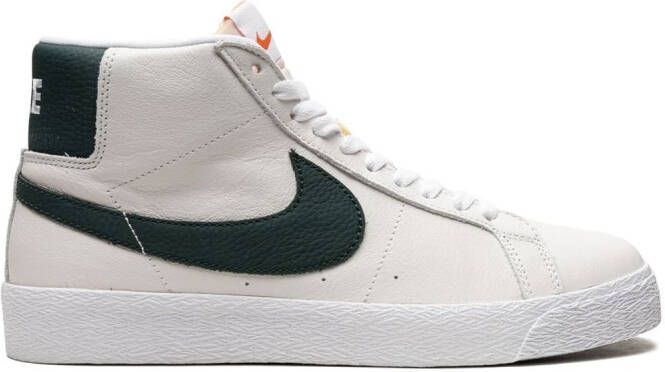 Nike "SB Zoom Blazer Mid Iso White Pro Green sneakers" Wit