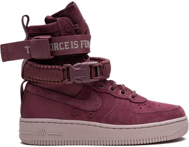 Nike SF AF-1 high-top sneakers Rood