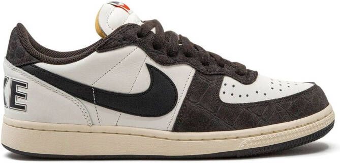 Nike "Terminator Low Velvet Brown sneakers" Wit