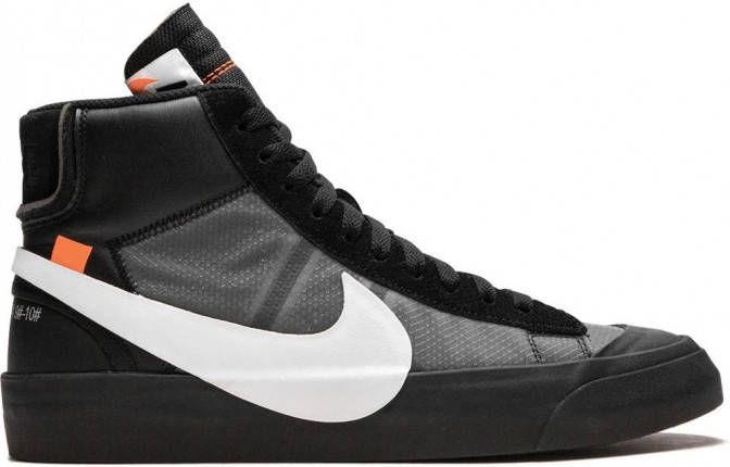 Nike X Off-White The 10: Nike Blazer Mid sneakers Zwart