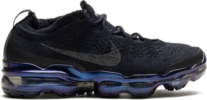 Nike Vapormax 2023 Flyknit "Black Iridescent" sneakers Zwart