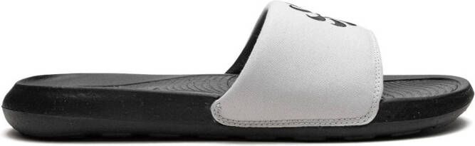 Nike "Victori One NN slippers" BLACK WHITE-BLACK