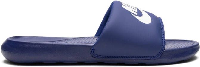 Nike Victori One slippers Blauw