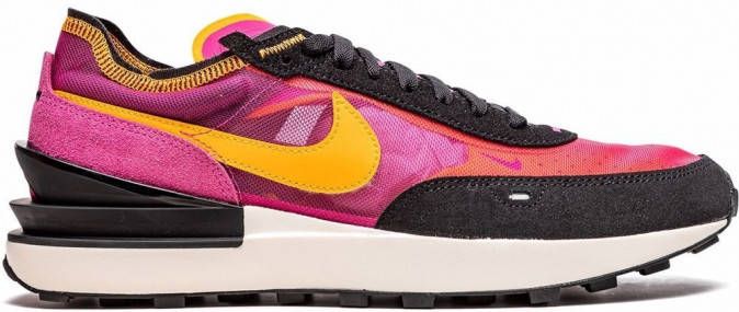 Nike Waffle One low-top sneakers Roze