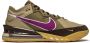 Nike x Atmos Lebron 18 low top sneakers rubber leer suède Stof 9.5 Groen - Thumbnail 5