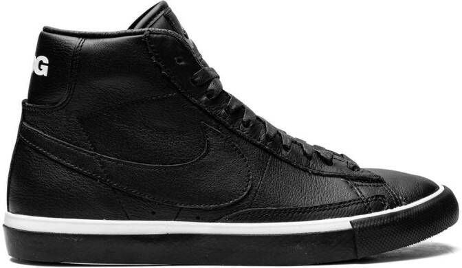 Nike x CDG Blazer high-top sneakers Zwart