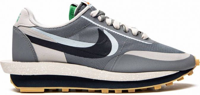 Nike "x Clot x sacai LDWaffle Cool Grey sneakers" Grijs