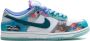 Nike Alpha Huarache Elite 4 Low "Jackie Robinson Day" voetbalschoenen Blauw - Thumbnail 11