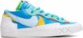 Nike x KAWS x Sacai Blazer Low sneakers Blauw - Blauw