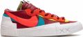 Nike "x Kaws x Sacai Blazer Red Low sneakers" Rood - Rood