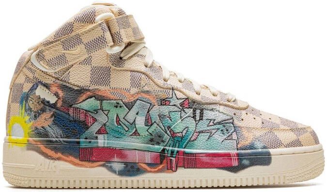 Nike x Louis Vuitton Air Force 1 Mid Sneakers - Farfetch