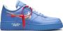 Nike X Off White Air Force 1 sneakers unisex leer rubber 10.5 Blauw - Thumbnail 1