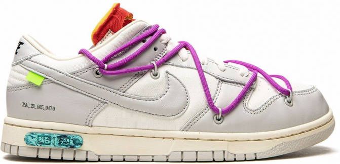 dinosaurus pariteit Oppositie Nike X Off-White x Off-White Dunk Low sneakers Grijs - Schoenen.nl