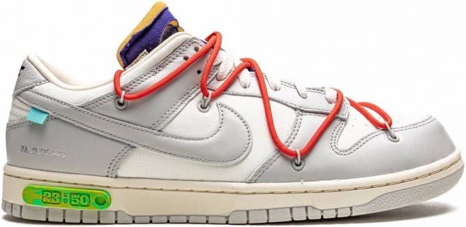 Nike X Off-White x Off-White Dunk Low sneakers Grijs - Foto 1