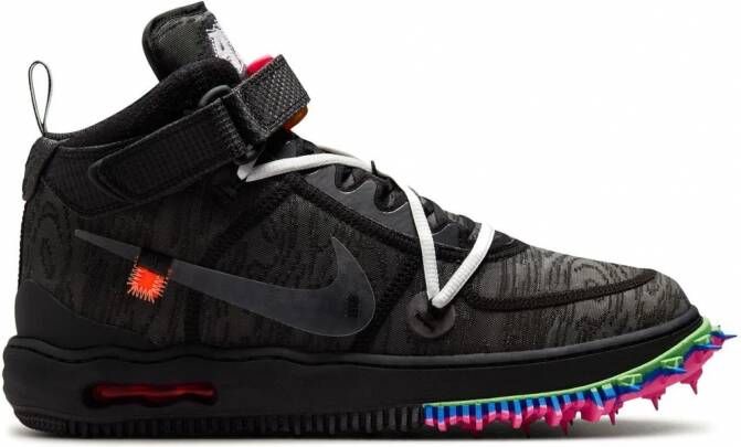 Nike X Off-White Air Force 1 high-top sneakers Zwart