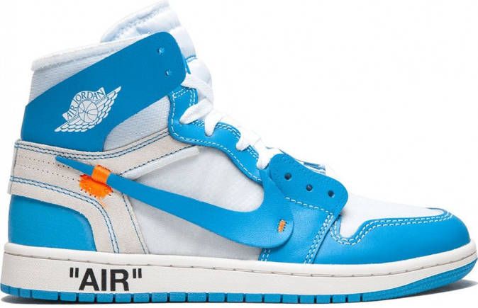 Jordan Nike x Off White Air 1 sneakers Blauw
