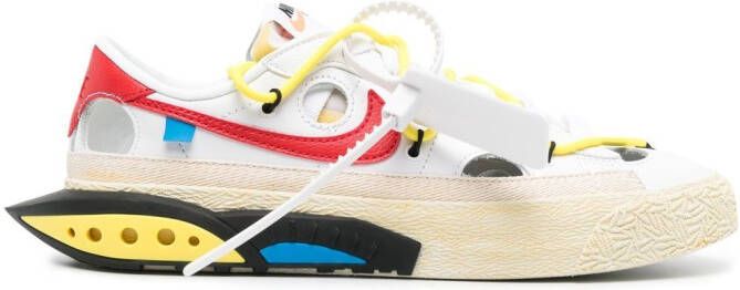 Nike X Off-White x Off-White Dunk Low sneakers Wit - Foto 13