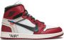 Jordan x Off-White The 10: Air 1 sneakers Rood - Thumbnail 1