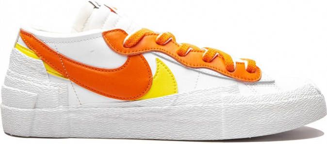 Nike x Sacai Blazer low-top sneakers Oranje