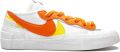 Nike x Sacai Blazer low-top sneakers Oranje - Oranje
