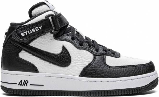 Nike x Stussy Air Force 1 low-top sneakers Wit