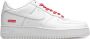 Nike x Supreme Air Force 1 sneakers rubber leer Polyester 10.5 Zwart - Thumbnail 4