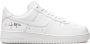Nike Air Force 1 '07 low top sneakers leer Polyester rubber 11.5 Wit - Thumbnail 1