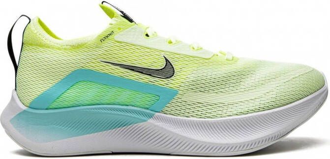 Nike Zoom Fly 4 low-top sneakers Geel