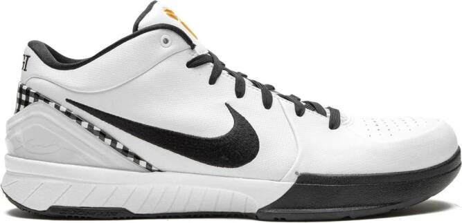 Nike "Zoom Kobe 4 Protro White Gold Emerald sneakers" Wit