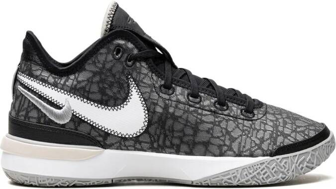 Nike Zoom LeBron NXXT Gen "Black Wolf Grey" sneakers Zwart