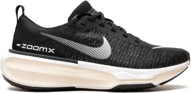 Nike "ZoomX Invincible Run FK 3 Black White sneakers" Zwart