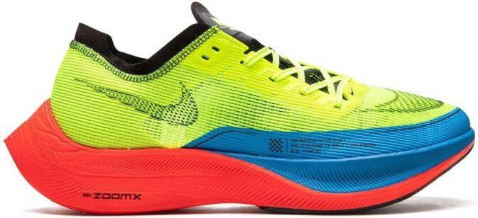 Nike ZoomX Vaporfly Next% 2 sneakers Geel
