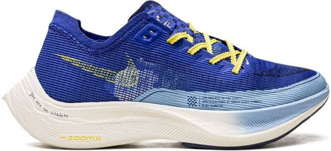 Nike ZoomX Vaporfly Next% 2 sneakers Blauw