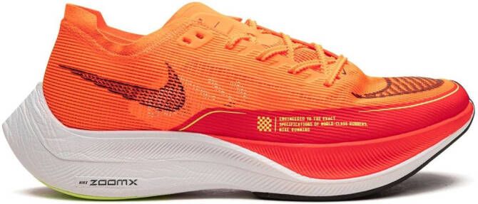 Nike "ZoomX Vaporfly Next% 2 Total Orange sneakers" Oranje