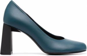 Nina Ricci Leren pumps Blauw