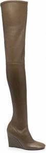 Nina Ricci Overknee laarzen Groen