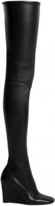 Nina Ricci Overknee laarzen Zwart
