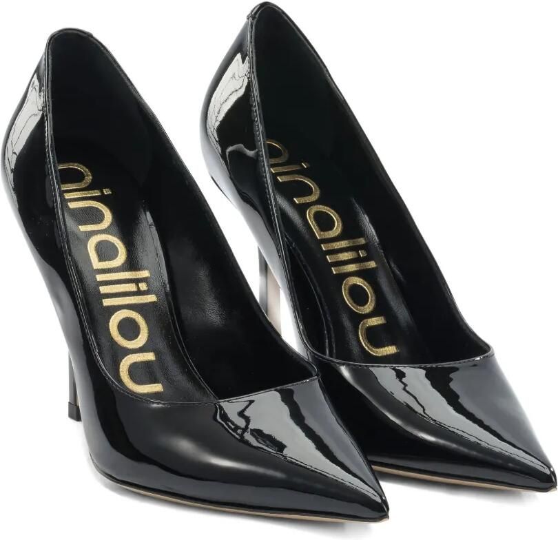 Ninalilou 95 mm Eva pumps met puntige neus Zwart - Foto 3