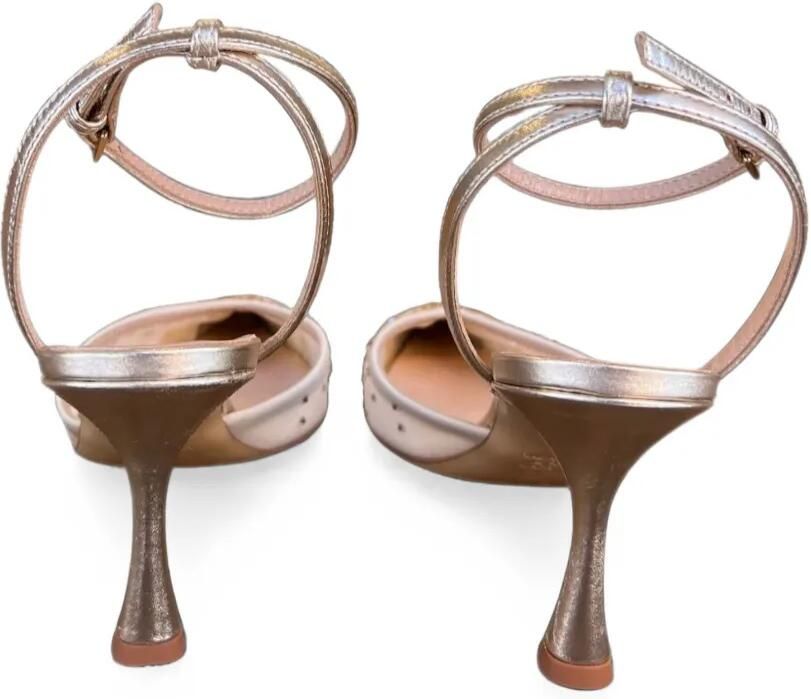 Ninalilou Amy slingback pumps verfraaid met kristallen Beige - Foto 3