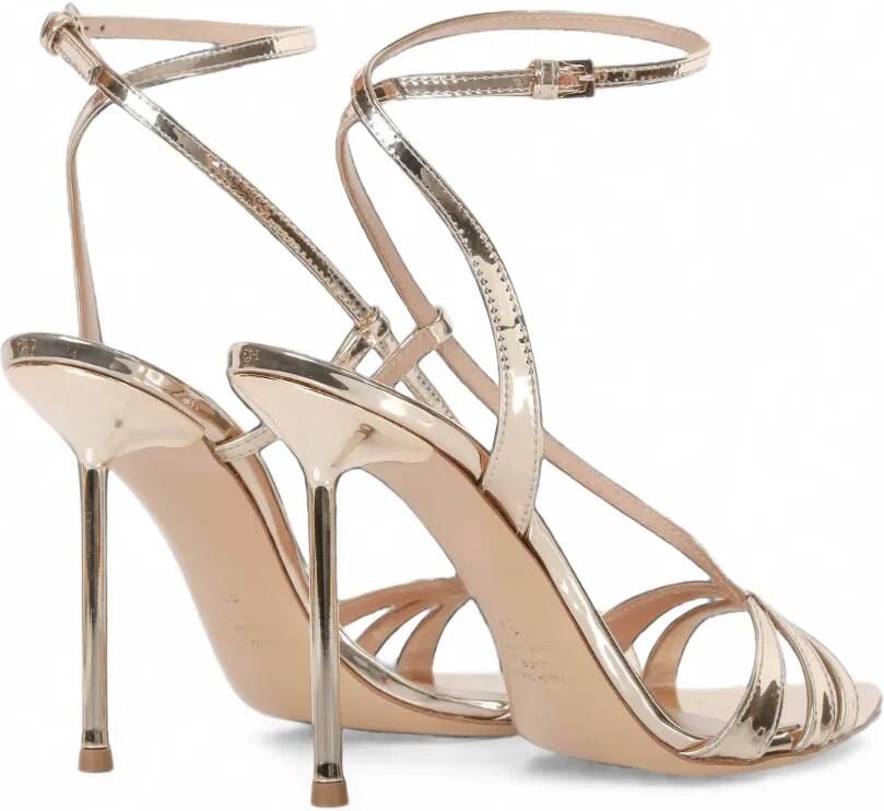 Ninalilou Pixel metallic sandalen met bandjes Goud - Foto 2