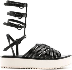 Nk Sara sandalen met bandje Zwart