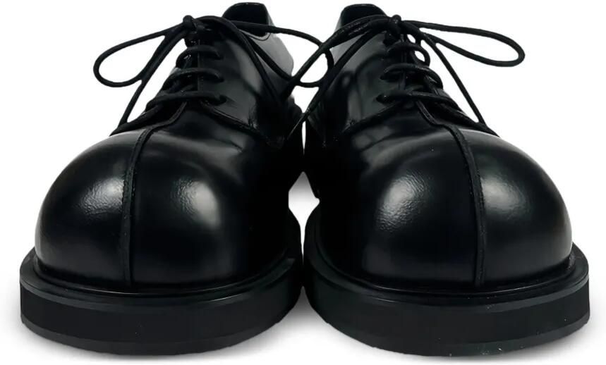 NO IDEA Loafers met plateauzool en veters Zwart - Foto 3