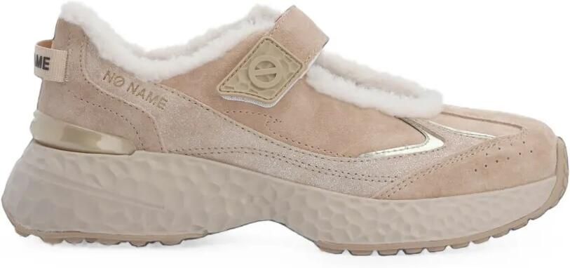 No Name Carter 2.0 sneakers met klittenband Beige