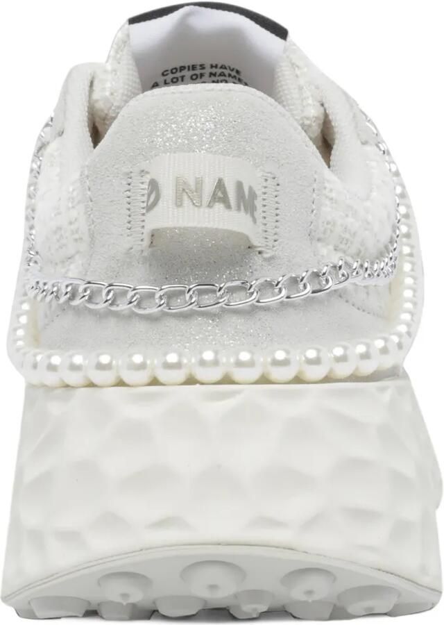 No Name Carter pearl-embellished sneakers Wit - Foto 2