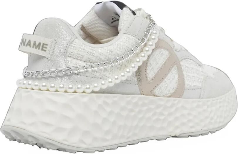 No Name Carter pearl-embellished sneakers Wit - Foto 3