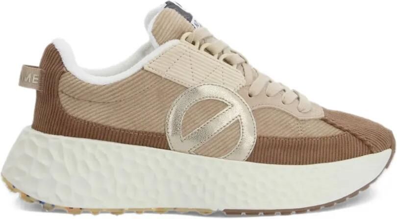 No Name Carter Runner corduroy panelled sneakers Beige