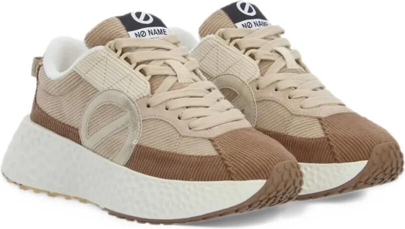 No Name Carter Runner corduroy panelled sneakers Beige - Foto 3