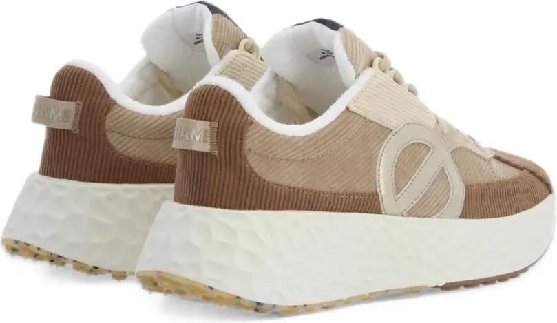 No Name Carter Runner corduroy panelled sneakers Beige - Foto 2